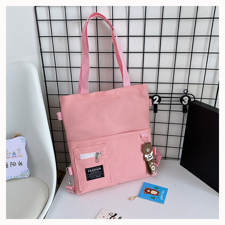 Women's Fashion Glamorous Canvas Tutorial Artistic Shoulder Bags