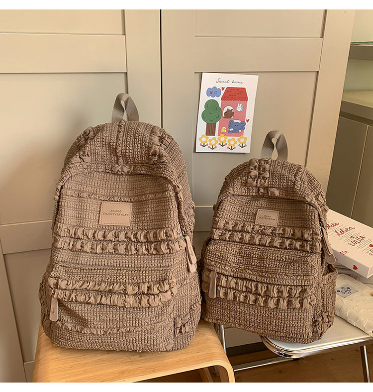 College Cream Puff High Niche Bubble Middle School Students' Schoolbags
