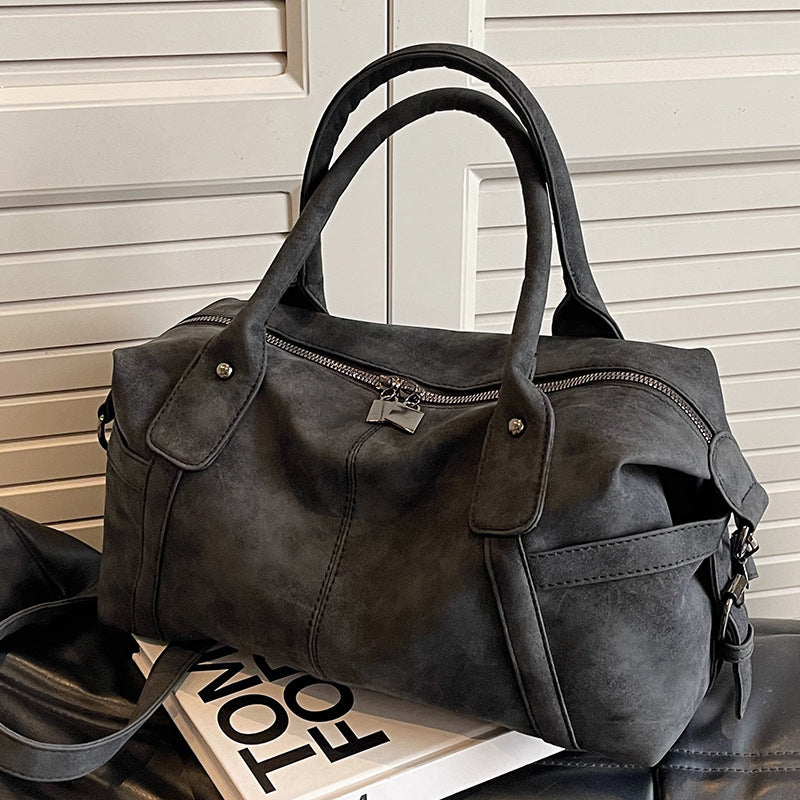 Women's Large Capacity Versatile Textured Traveling Portable Travel Bags