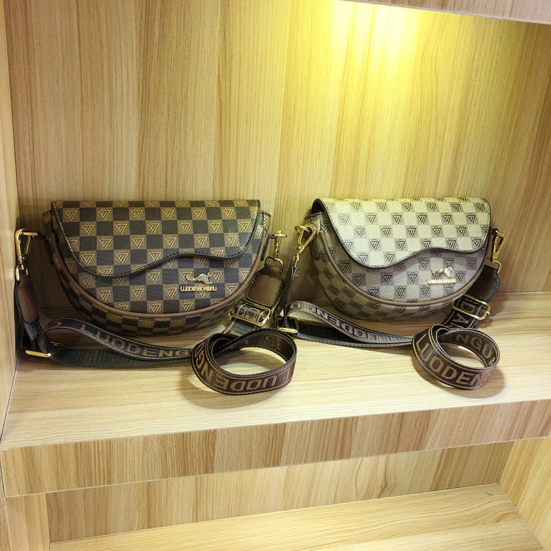 Popular Western Style Semicircle Saddle Fashion Crossbody Bags