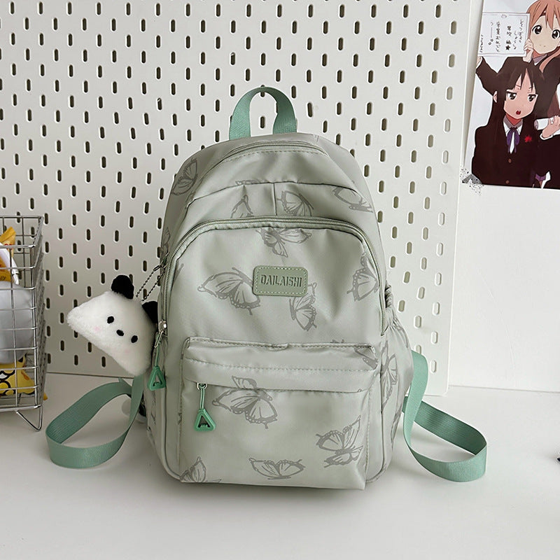 Style Butterfly Female Junior High Large Backpacks