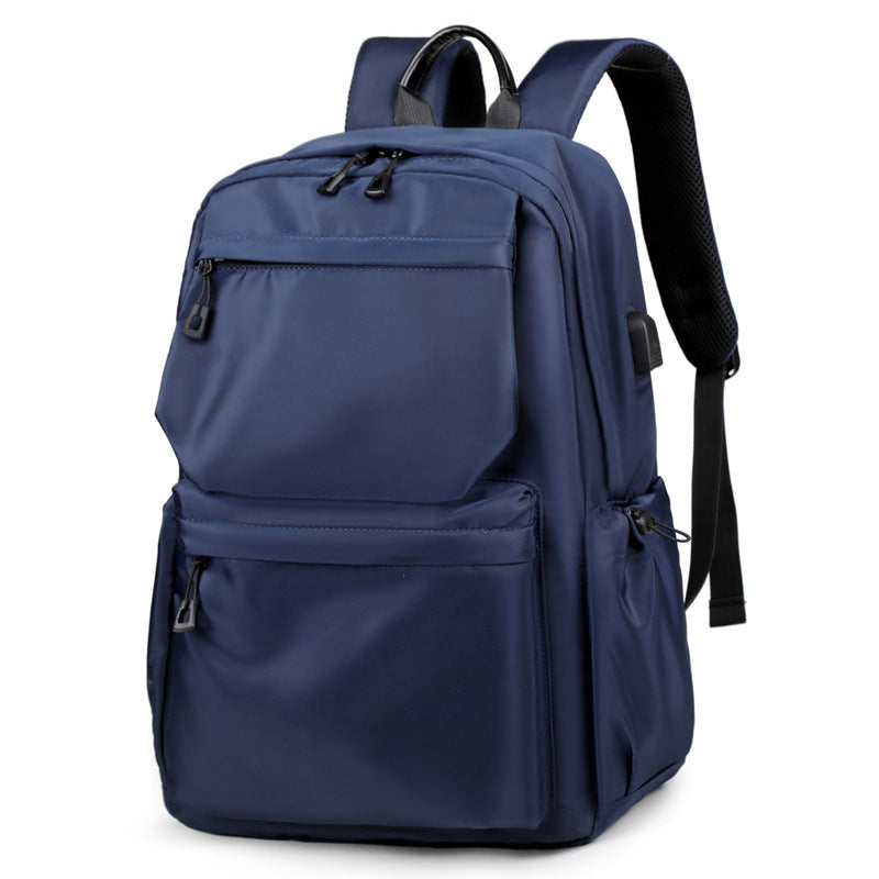Men's Simple High College Trendy Computer Backpacks