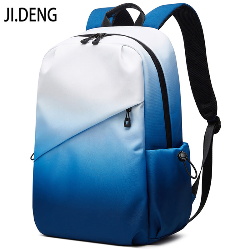 Men's Gradient Color Fashion Early Computer High Backpacks