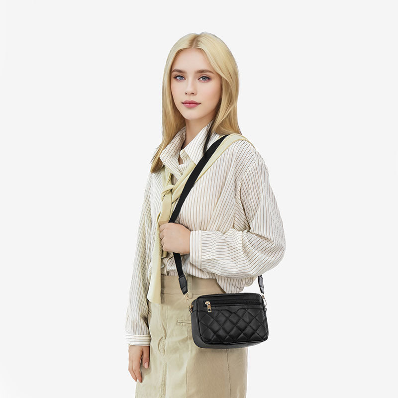Women's Attractive Embroidered Summer Simple Rhombus Crossbody Bags