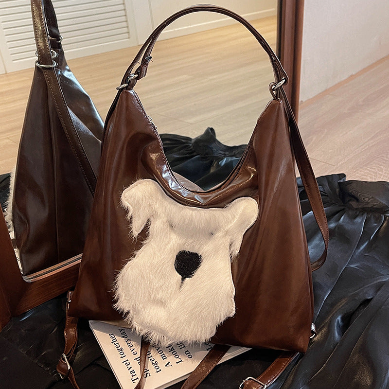 Women's Cute Cartoon Large Capacity Totes Korean Backpacks