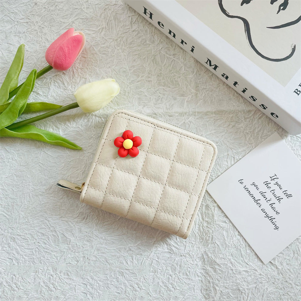 Women's Folding Mini Short Versatile Fashion Simple Card Holder