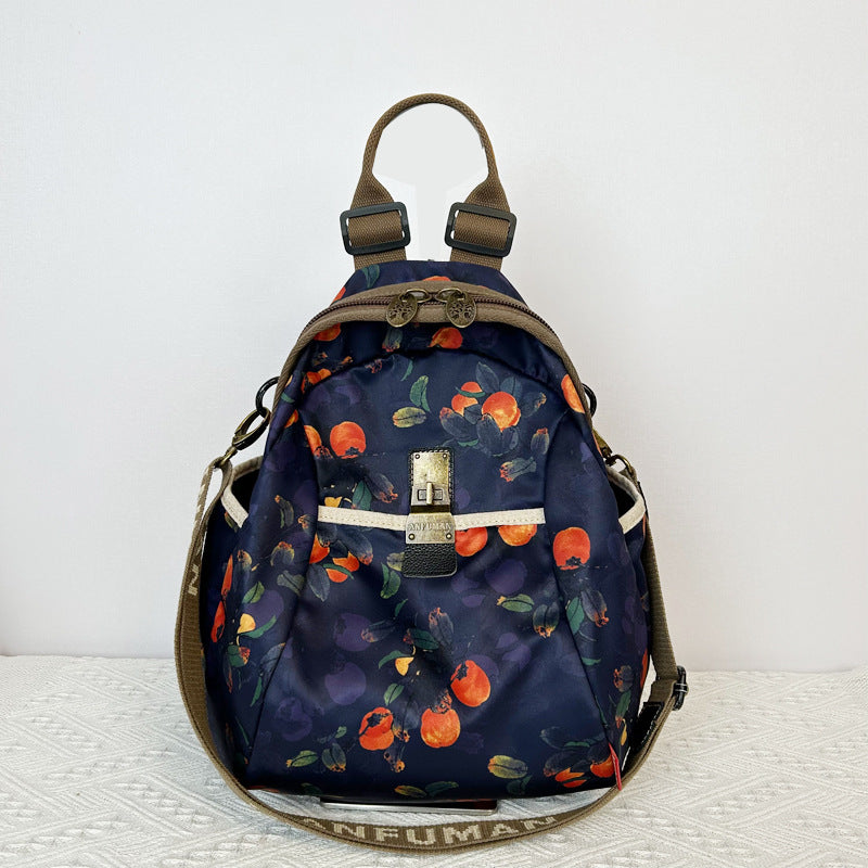 Women's Ethnic Style Waterproof Oxford Cloth Backpacks