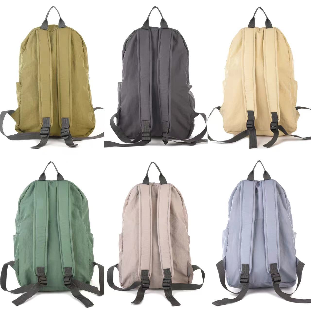 Embroidered Cat Nylon Portable Mummy Tuition Backpacks