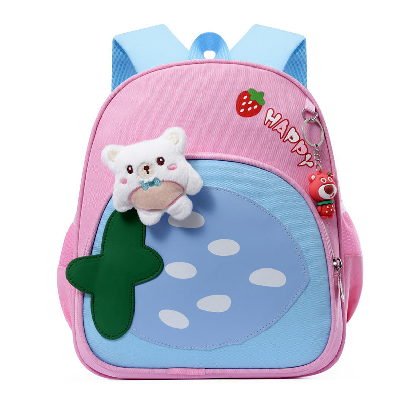 Children's Female Cartoon Cute Spine Protection Printing Backpacks