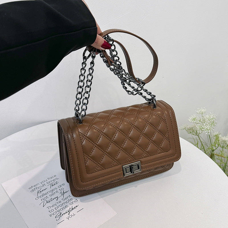 High-grade Western Style Korean Simple Chic Small Square Bags