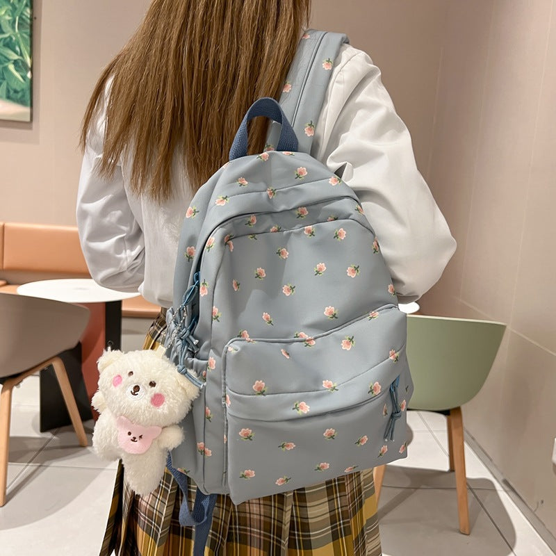 Floral Mori Style Good-looking Artistic Commuter Backpacks