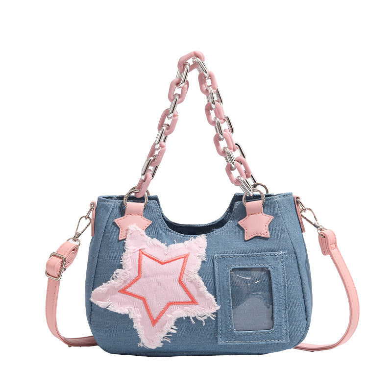 Peripheral Secondary Medium Food Volume Daily Cartoon Shoulder Bags