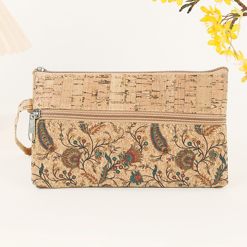 Classy Cork Printed Portable Cell Lightweight Phone Bags