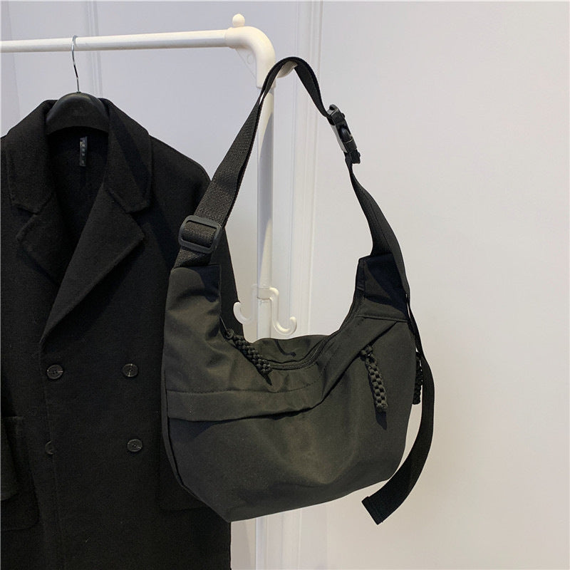 Women's Nylon Dumplings Trendy Lightweight Underarm Minority Crossbody Bags