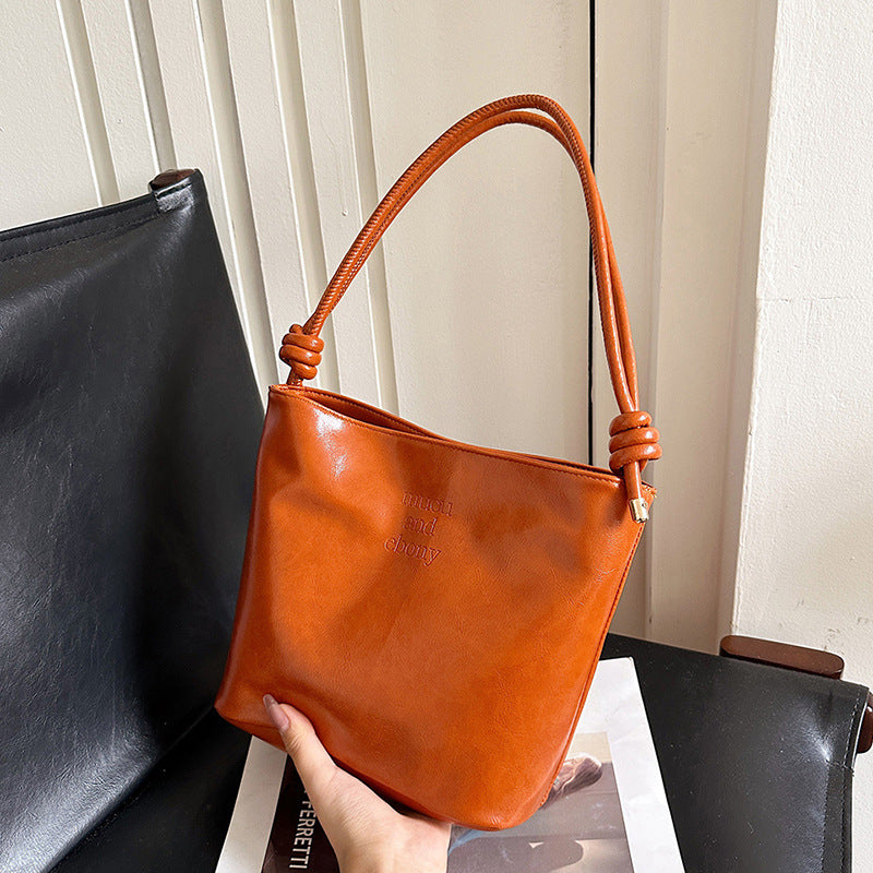 Niche Portable Grandma Female Summer Trendy Shoulder Bags