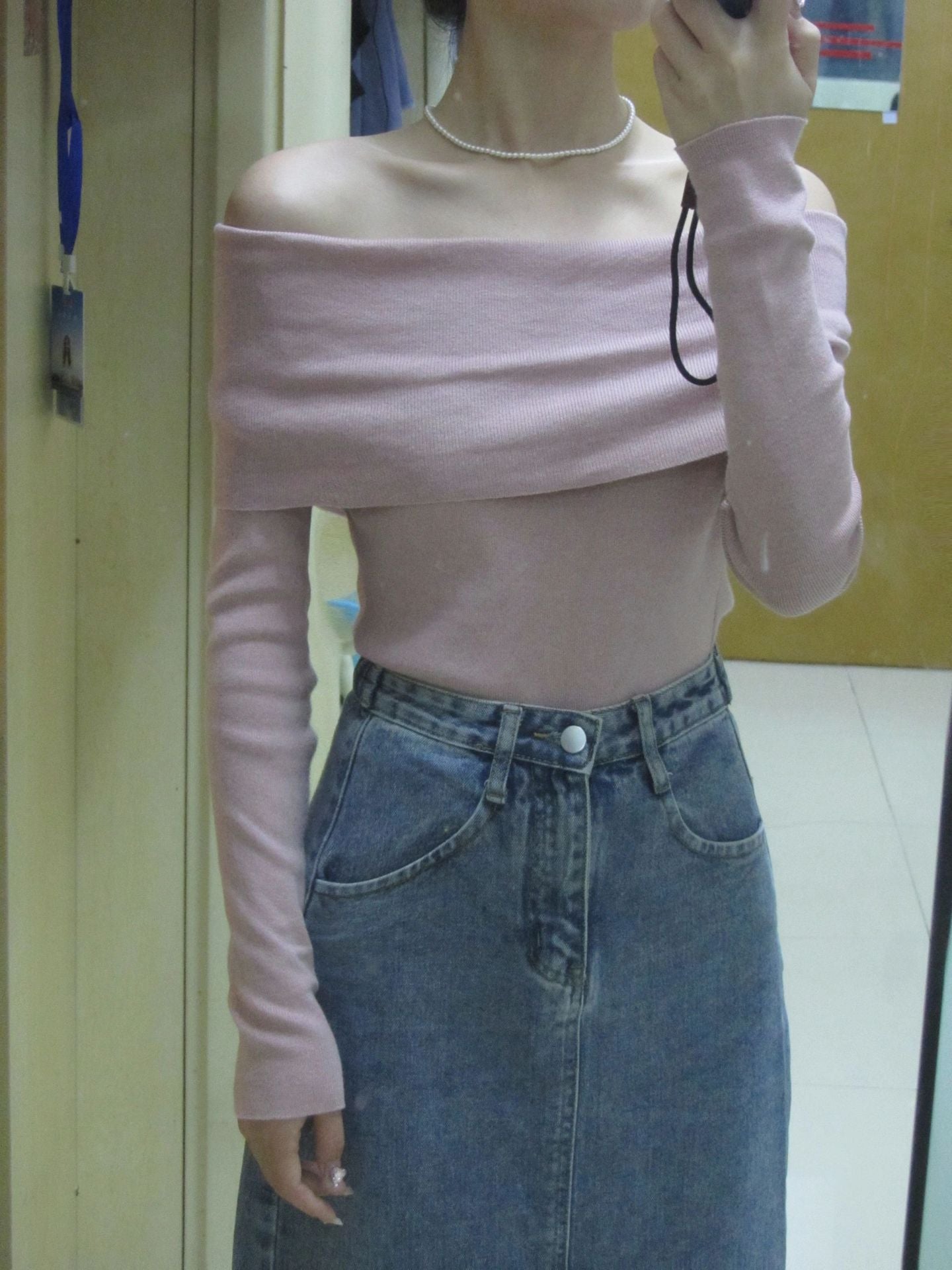 Women's Autumn Mature Elegant Slim Fit Base Knitwear