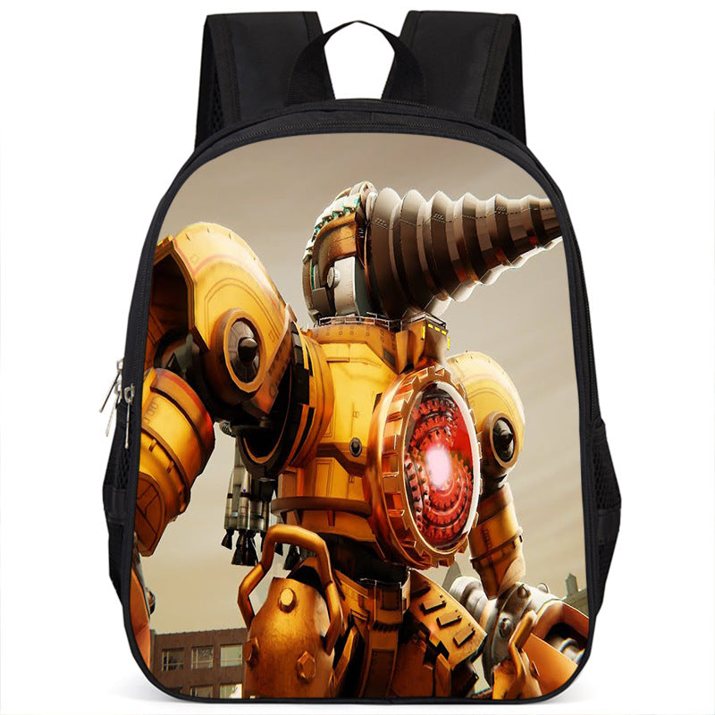 Electric Drill Red Lotus Monitor Inch Backpacks