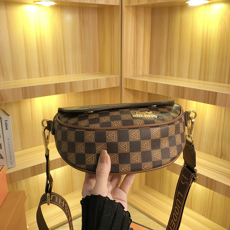 Popular Western Style Semicircle Saddle Fashion Crossbody Bags