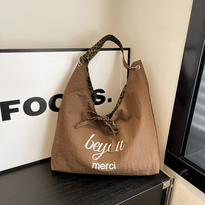Korean Style Literary Lazy Commuter Double-sided Shoulder Bags