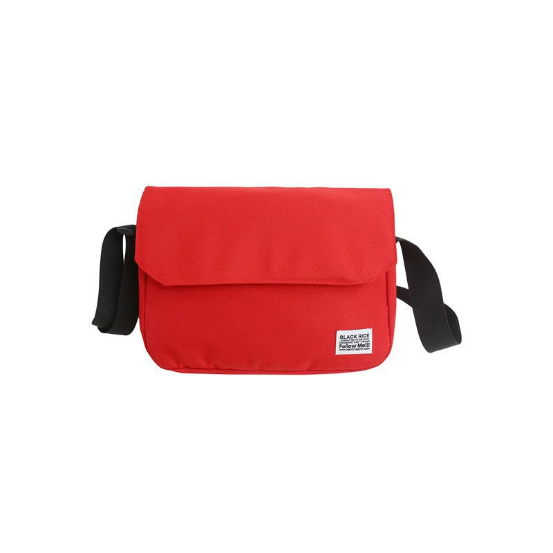 Men's Fashionable Canvas Message Style Simple Vintage Wide Men's Messenger Bags