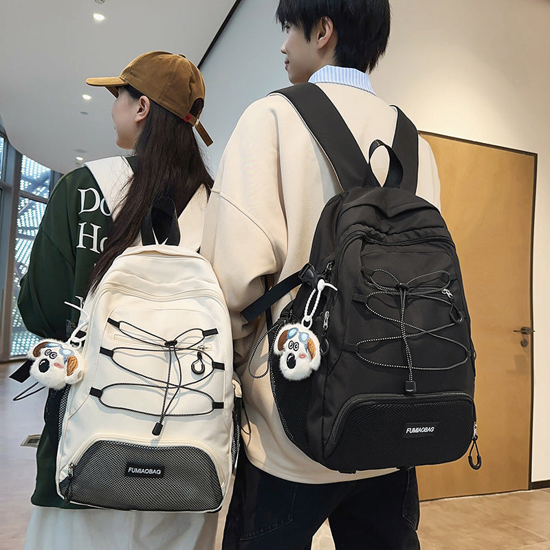 Contrast Color Hiking Retro Lightweight Computer Backpacks