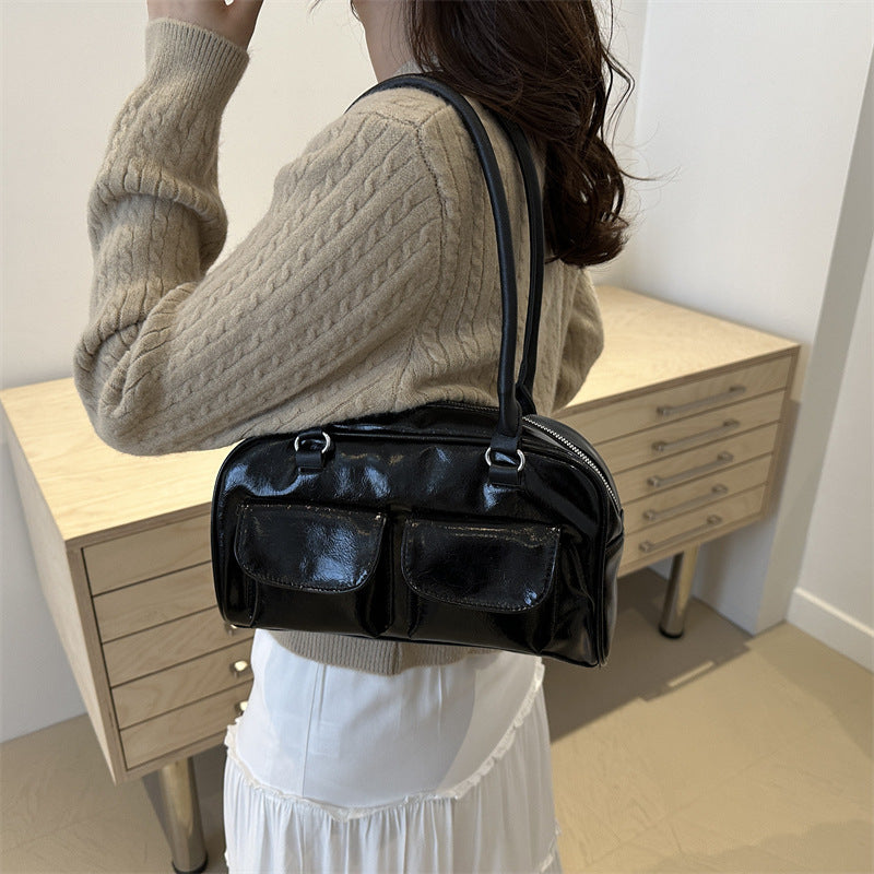Western Style Leisure Commuter Design Light Luxury One Shoulder Bags