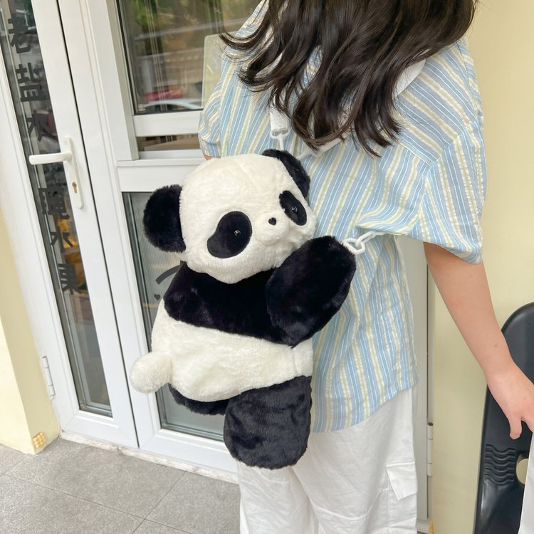 Panda Indie Sweet Cute Cartoon Plush Toy Bags