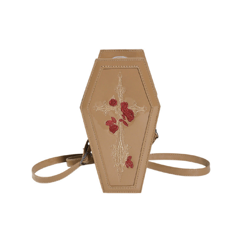 Halloween Cross Coffin Fashion Eccentric Personality Crossbody Bags
