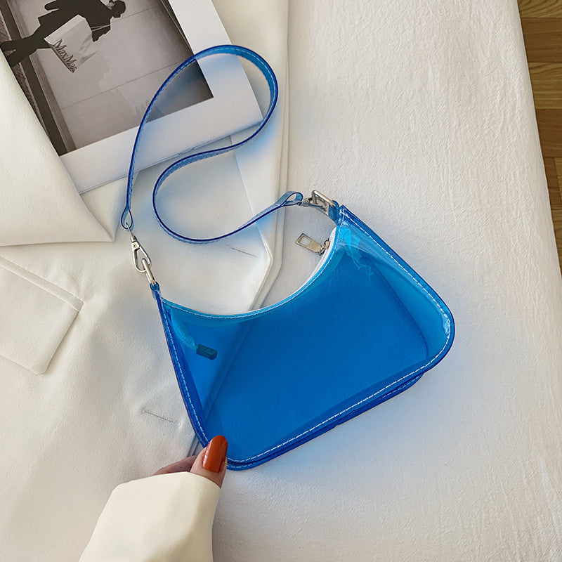 Women's Summer Transparent Korean Fashion Underarm Bags