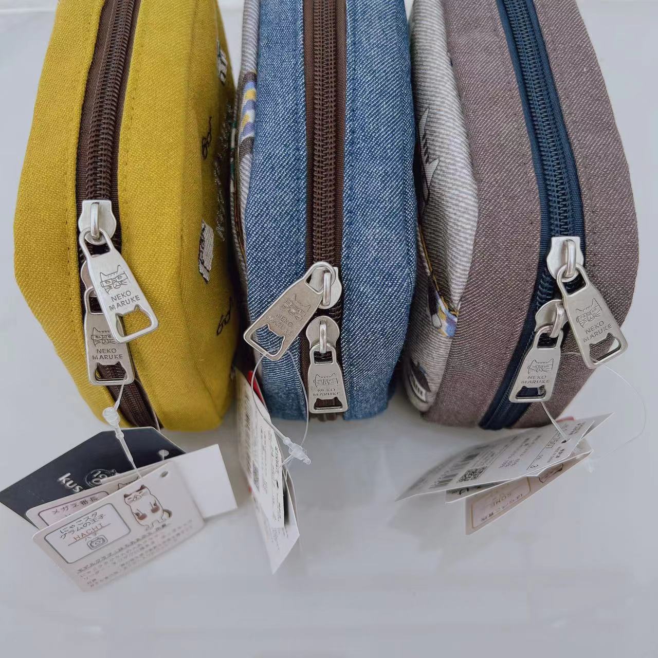 Beautiful Embroidery Cat Clutch Gadget Storage Ladies Wallets