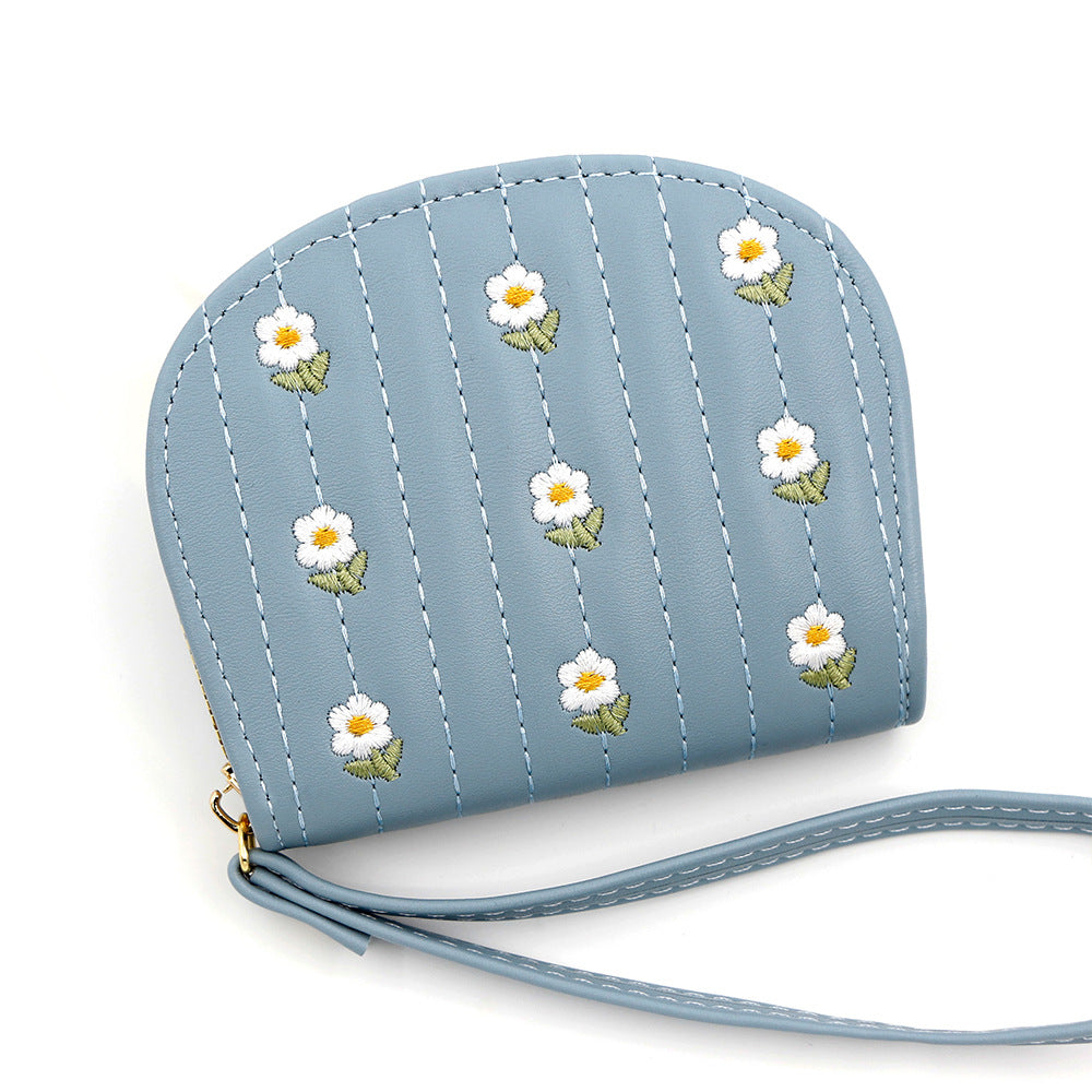 Portable Soft Lychee Pattern Feel Multifunctional Card Holder