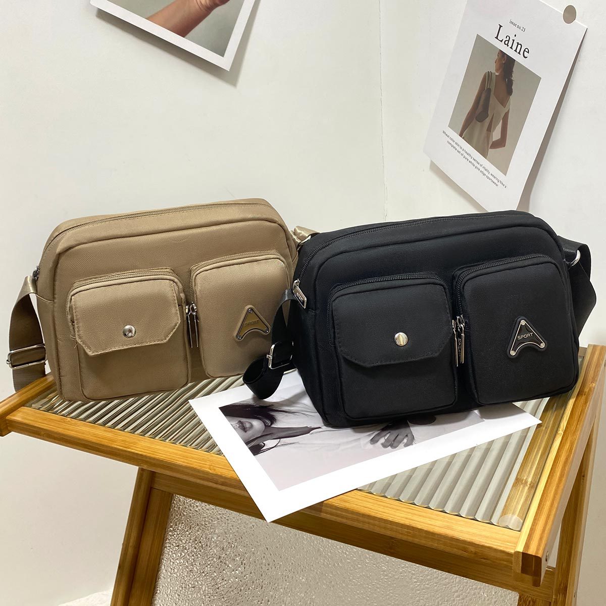 Women's Mom Korean Style Leisure Commute Simple Crossbody Bags