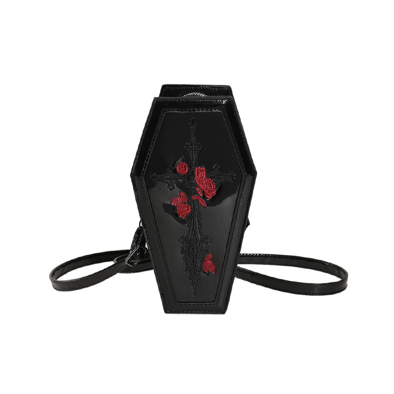 Halloween Cross Coffin Fashion Eccentric Personality Crossbody Bags