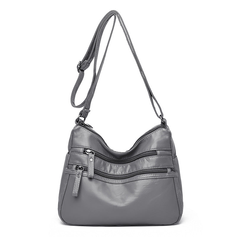 Women's Elegant Stylish Slouchy Simple Mom Crossbody Bags