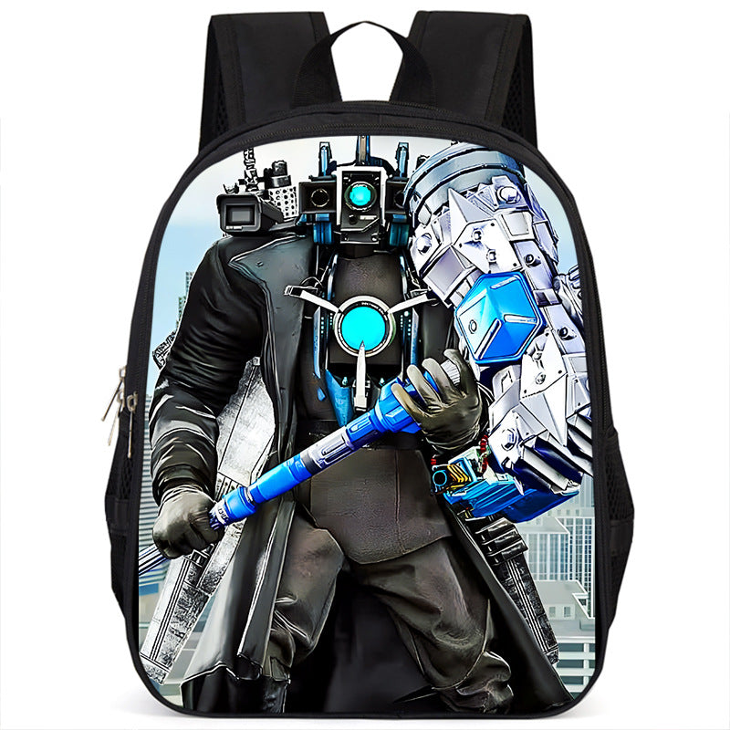 Electric Drill Red Lotus Monitor Inch Backpacks