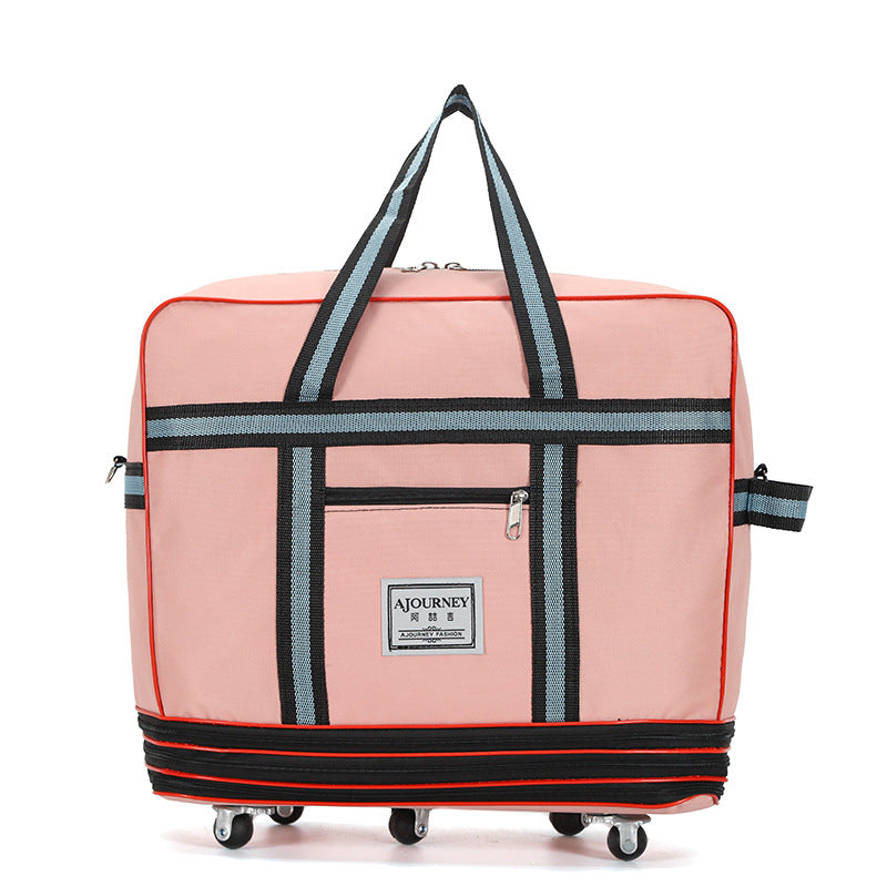 Capacity Air Consignment With Pulley Scalable Travel Bags