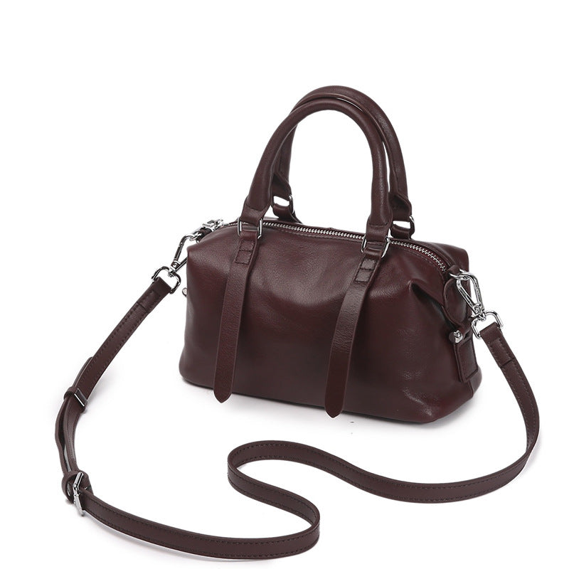 Women's Commuter Genuine Leather Vegetable Tanned Cowhide Handbags