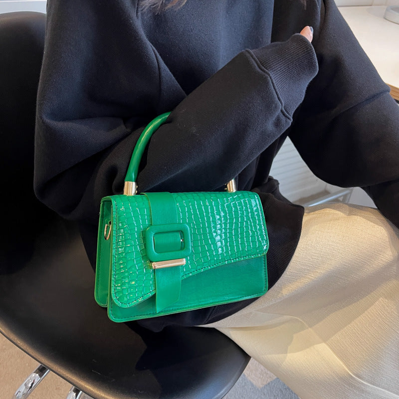 Women's Crocodile Pattern Simple High Quality Strictly Shoulder Bags