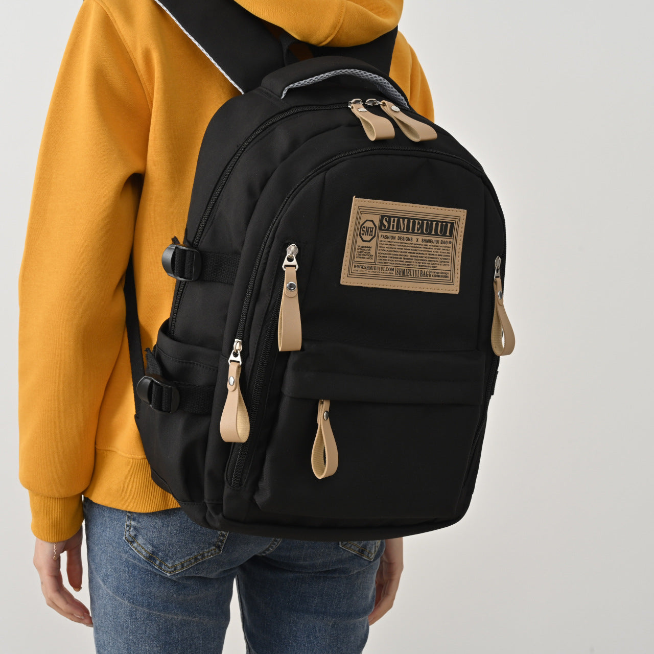 Women's & Men's & Classic Versatile Korean Style Simple Large Backpacks
