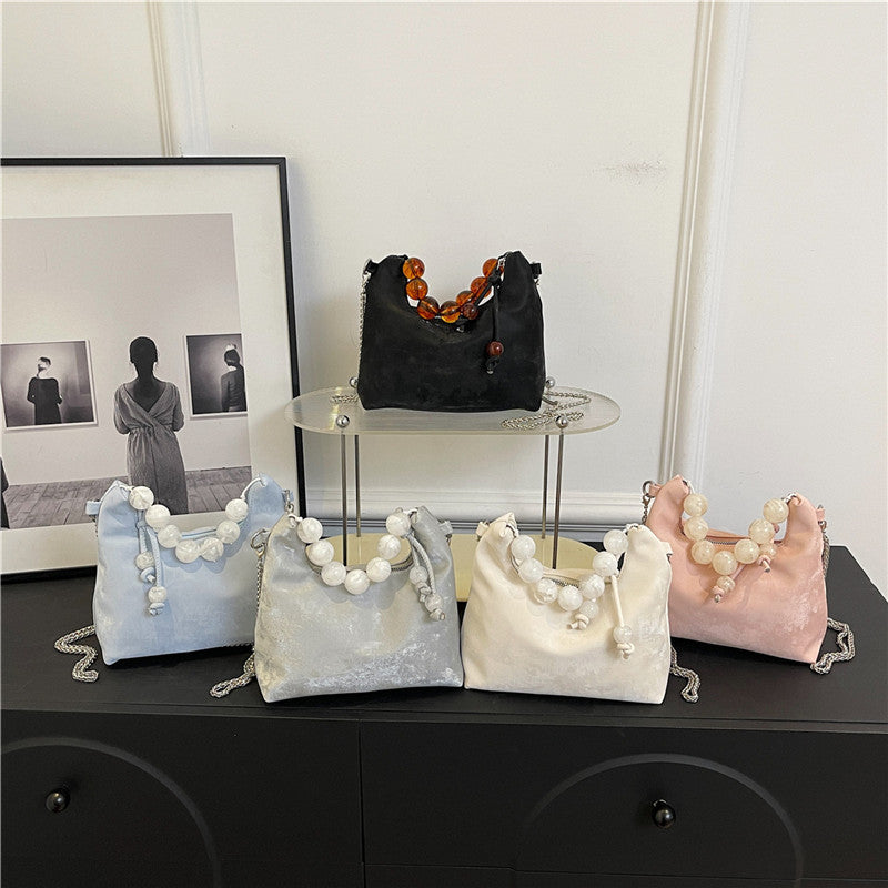 Beaded Popular Portable One Wrist Chain Bags