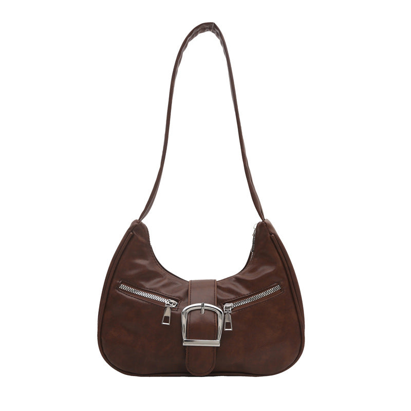 Women's High-grade Niche Large Capacity Retro Leisure Shoulder Bags