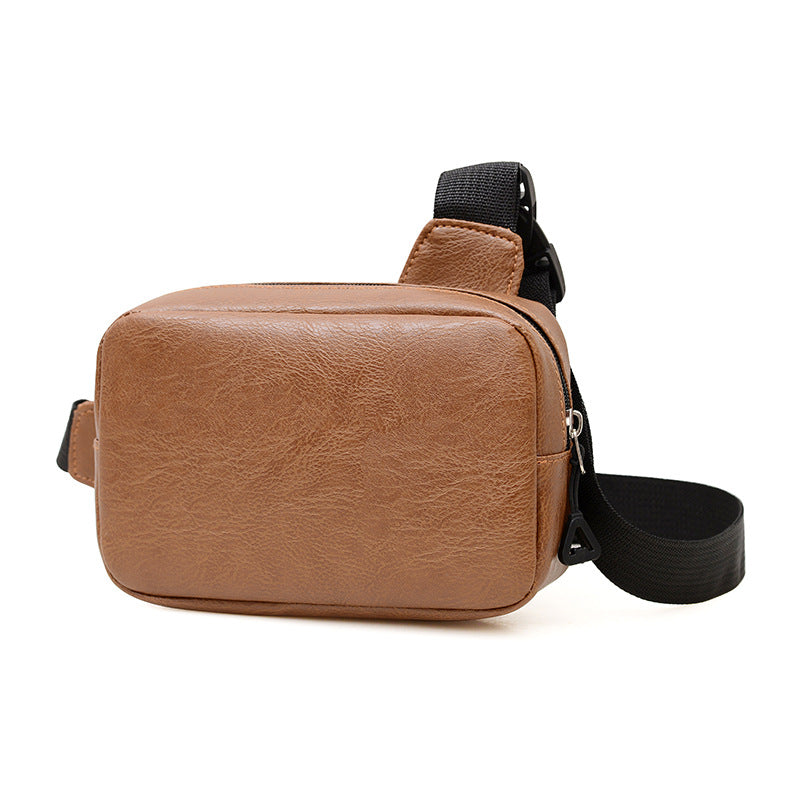 Men's Unique Leather Fashion Large Capacity Shoulder Bags