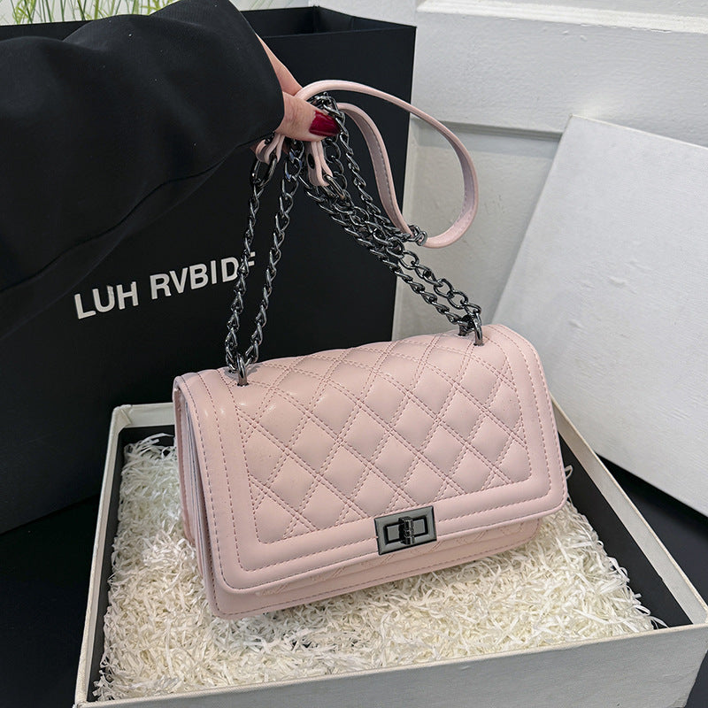 High-grade Western Style Korean Simple Chic Small Square Bags