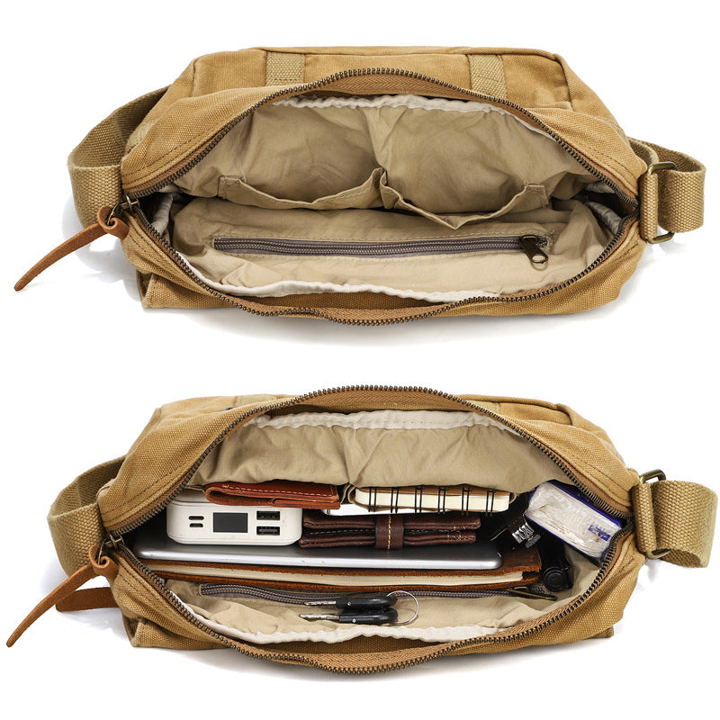 Men's S. C. Cotton Canvas High-grade Men's Messenger Bags