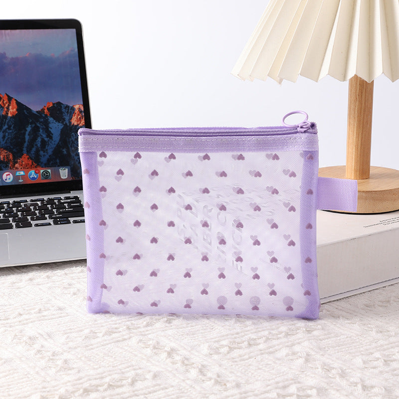 Portable Breathable Transparent International Storage Taro Cosmetic Bags