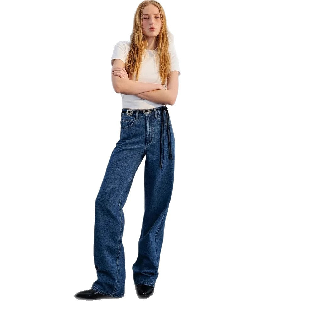 Women's Glamorous Slouchy Popular Creative Russian Jeans