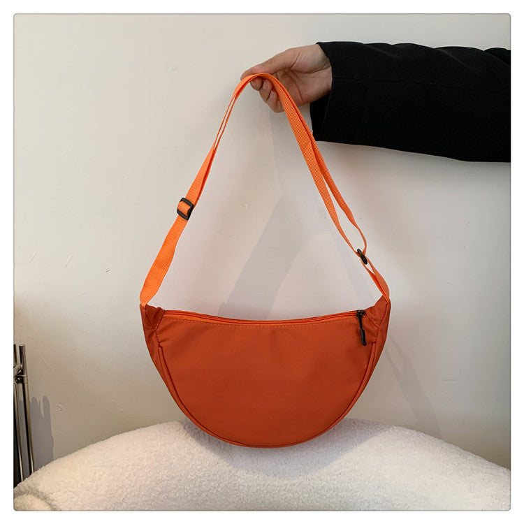 Women's Retro Trend Solid Color Lightweight Texture Bags