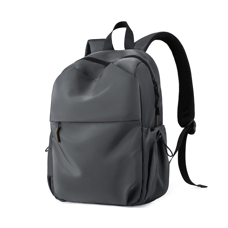 Men's Solid Color Commute Large Capacity College Backpacks