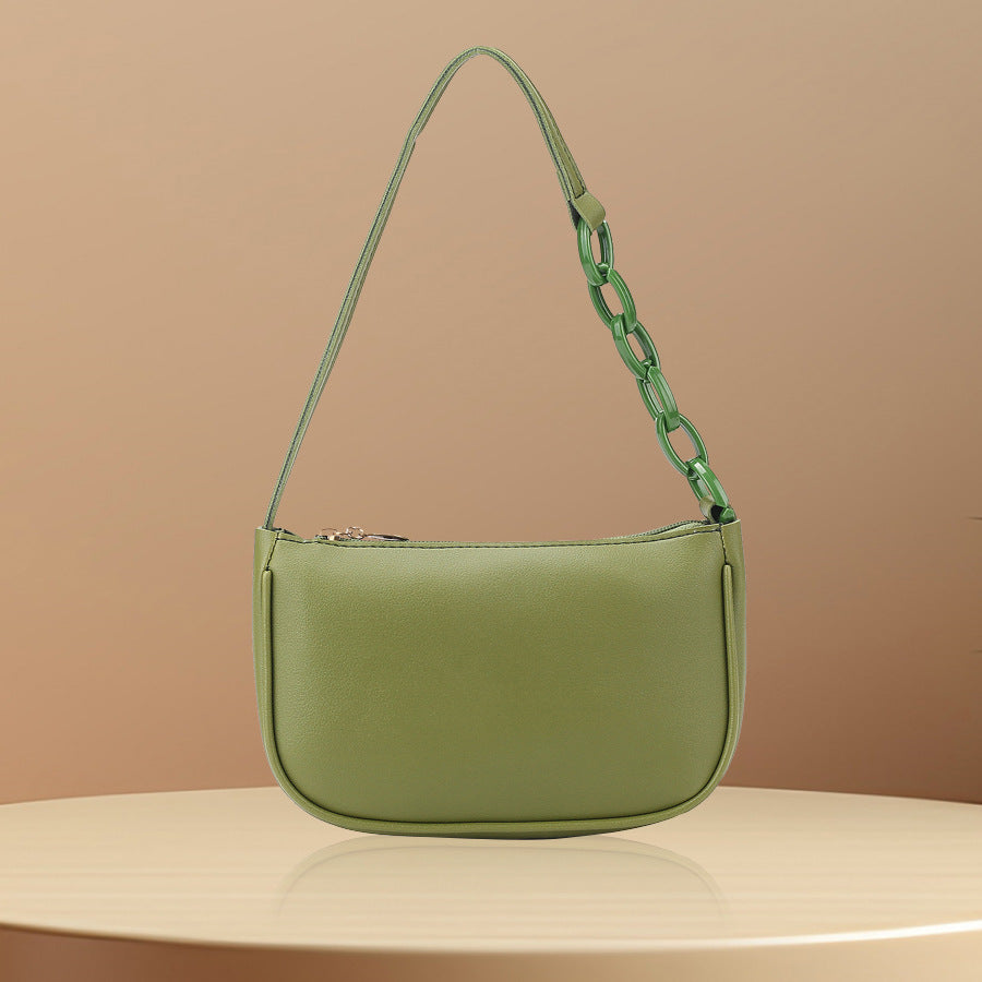 Classy Leather Slanted Korean Style Underarm Armpit Bags