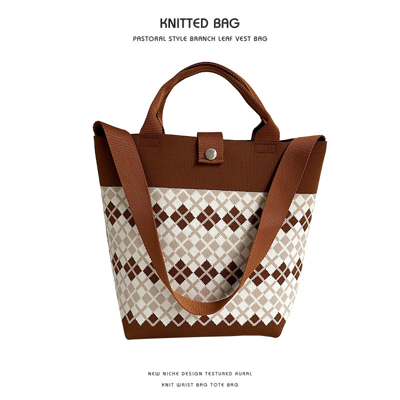 Women's Retro Ethnic Style Large Capacity Fashion Shoulder Bags